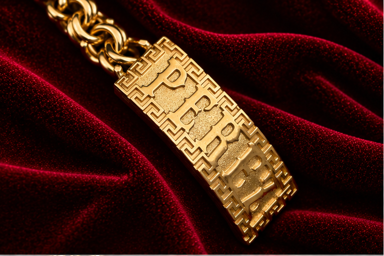 Gold Lettering finish detail